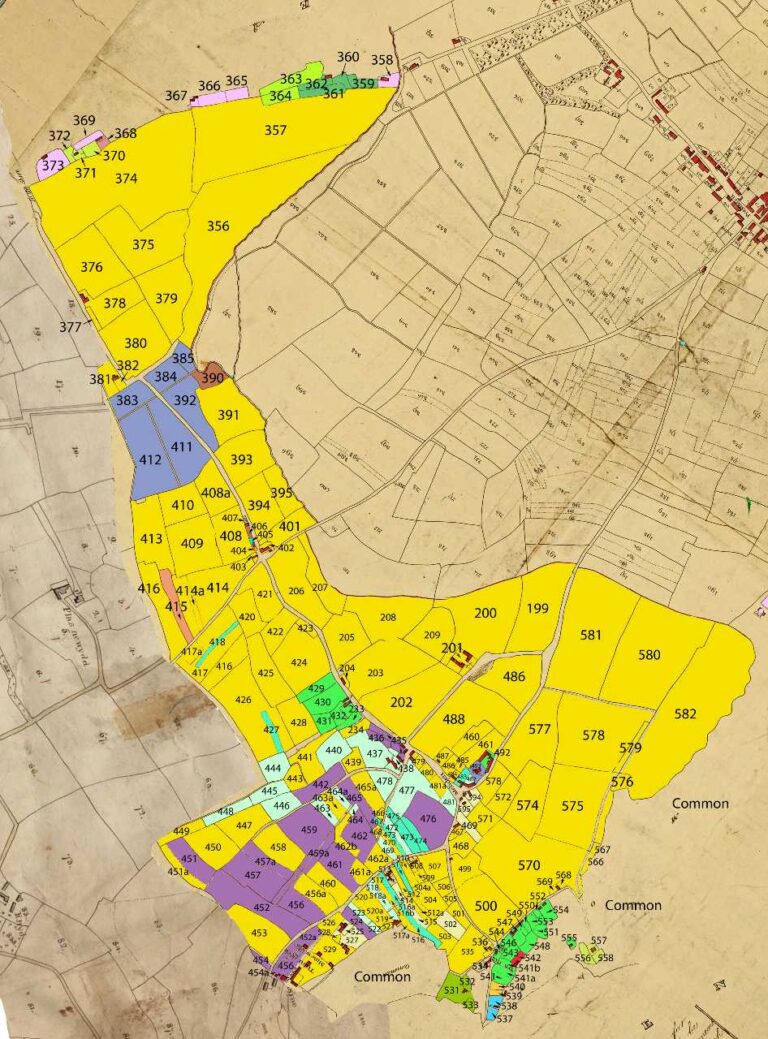 A map of the Parish of Meliden's boundaries pre1960