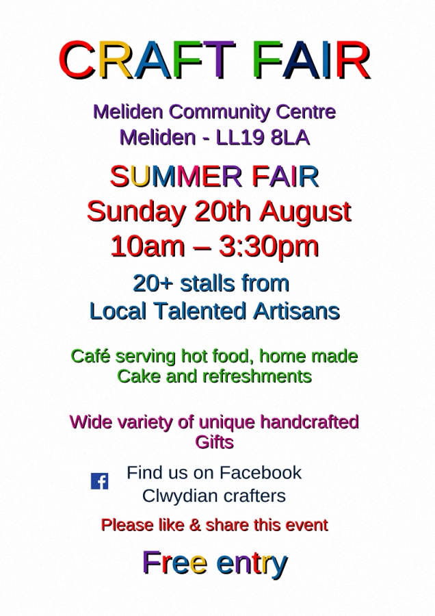 Meliden Craft Fair